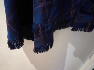 Falda escocesa color azul