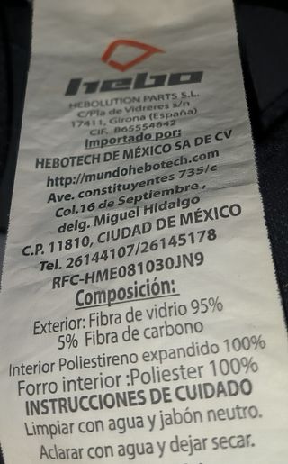 Casco motocross Hebo heritage Matt