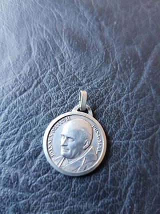 Antigua medalla de plata Joannes Paulus II.