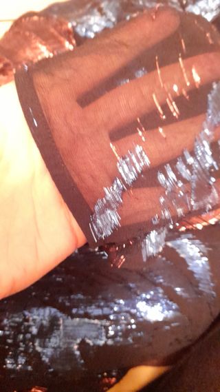 Completo lamé blusa e pantaloni in seta Maje