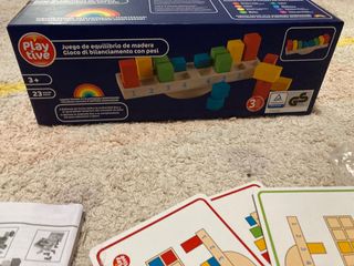 juego de equilibrio madera