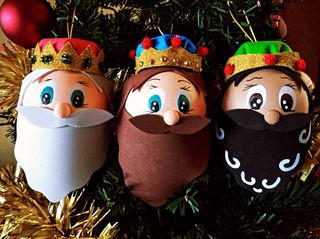 Bolas de Navidad de Reyes Magos
