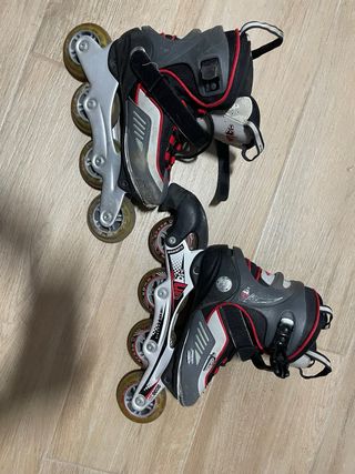 patines en linea para niños (T37) con casco