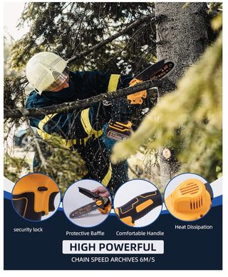 MOTOSIERRA INALAMBRICA MINI "AUTDER" BATERIA 21V