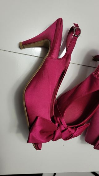 Zapatos fiesta. Bolso de regalo 