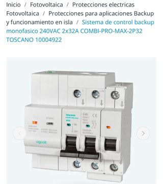 Boletines Electricos económicos Back up Toscano