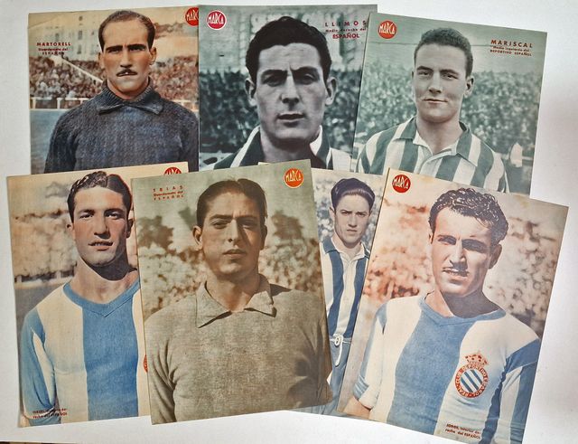 70 Láminas Jugadores Fútbol Diario MARCA años 40