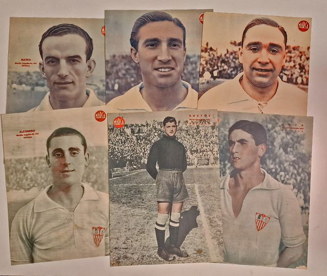 70 Láminas Jugadores Fútbol Diario MARCA años 40