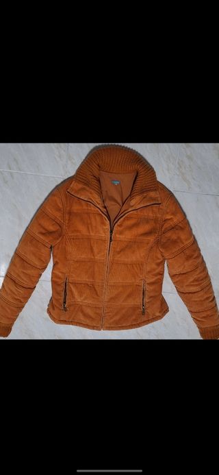 Chaquetón pana naranja
