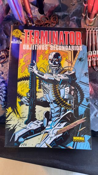 CÓMIC TERMINATOR OBJETIVOS SECUNDARIOS COMPLETO