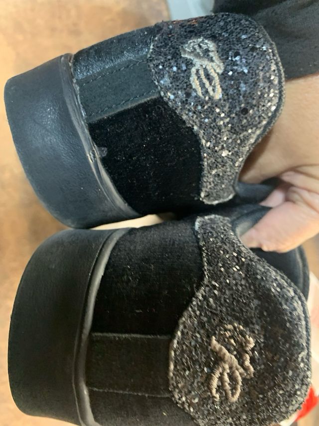 sneakers velluto nero da donna