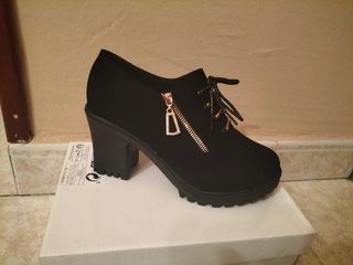 botines tacón 