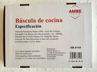 Báscula de cocina