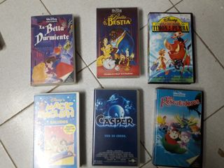 lote  cintas vhs dibujos walt disney
