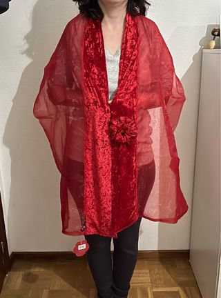 Pañuelo Chal Rojo