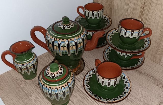 Conjunto de té de cerámica