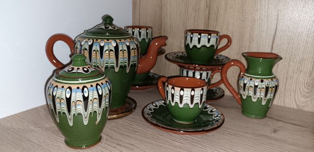 Conjunto de té de cerámica
