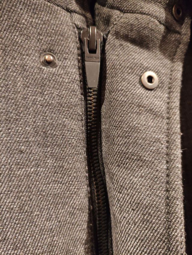 Abrigo hombre largo gris Zara Man