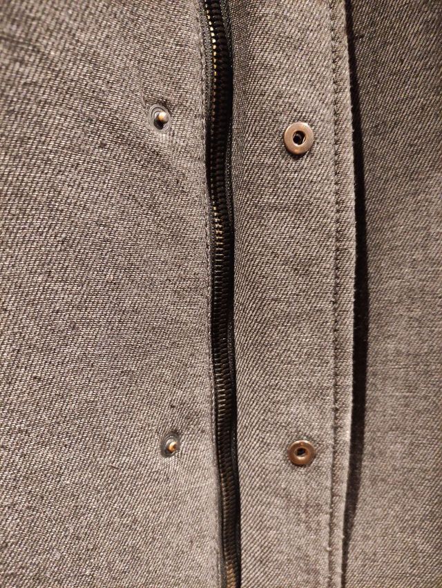 Abrigo hombre largo gris Zara Man