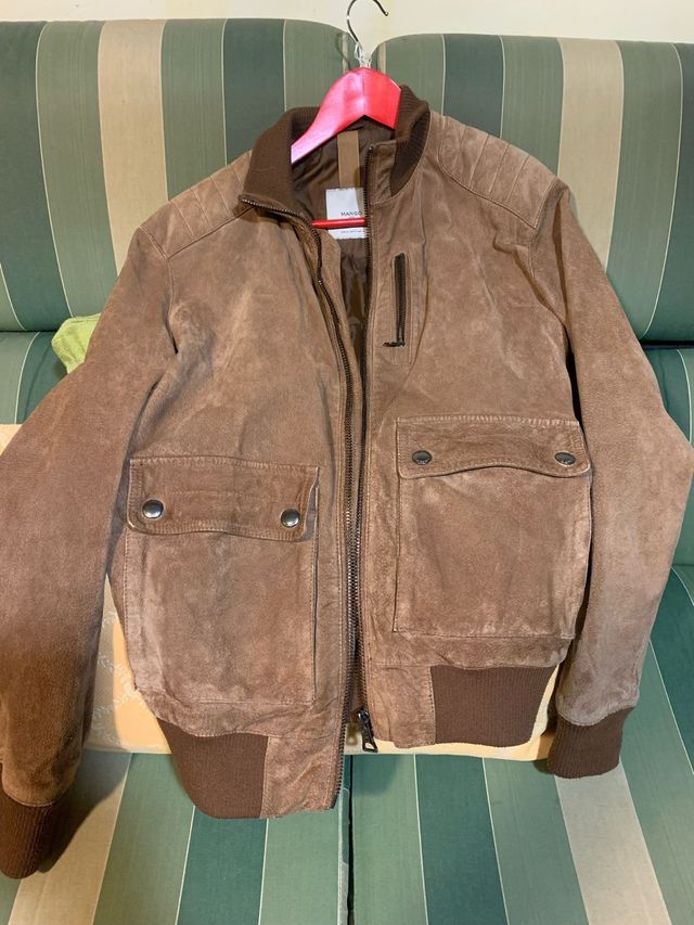 cazadora juvenil marrón