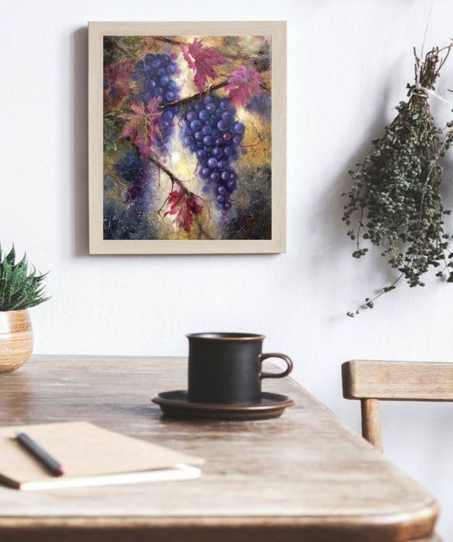 Cuadro al Óleo sobre lienzo Frutas