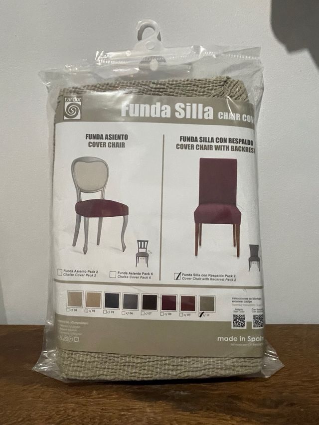 3 Funda para silla respaldo
