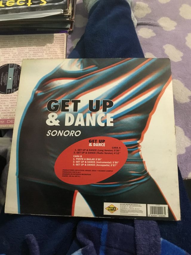 Vinilo dj get up & dance sonoro Max music spain