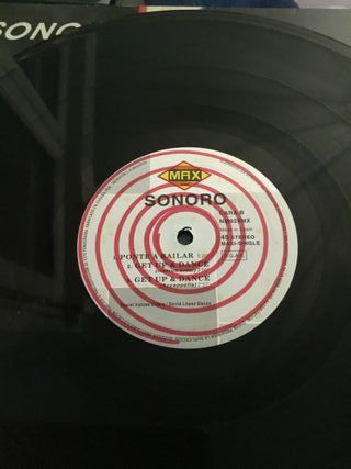 Vinilo dj get up & dance sonoro Max music spain