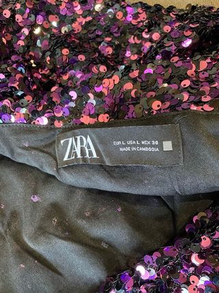 Vestido fiesta Zara
