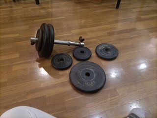 Juego de pesas Decathlon