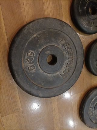 Juego de pesas Decathlon