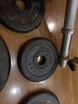 Juego de pesas Decathlon