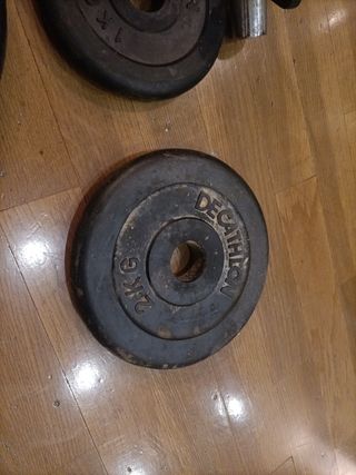 Juego de pesas Decathlon