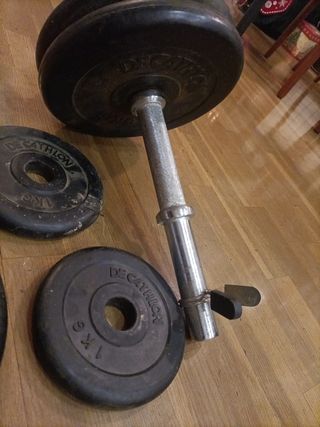 Juego de pesas Decathlon