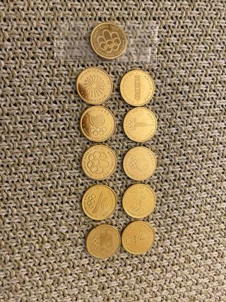Monedas juegos olímpicos