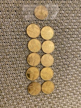 Monedas juegos olímpicos