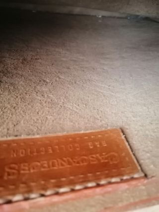 Cartera portadocumentos de cuero