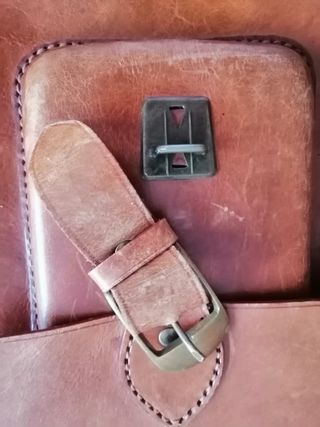 Cartera portadocumentos de cuero