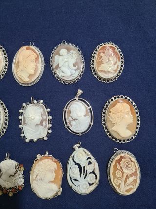 Cammeo montato in argento