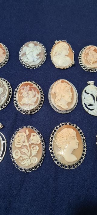 Cammeo montato in argento