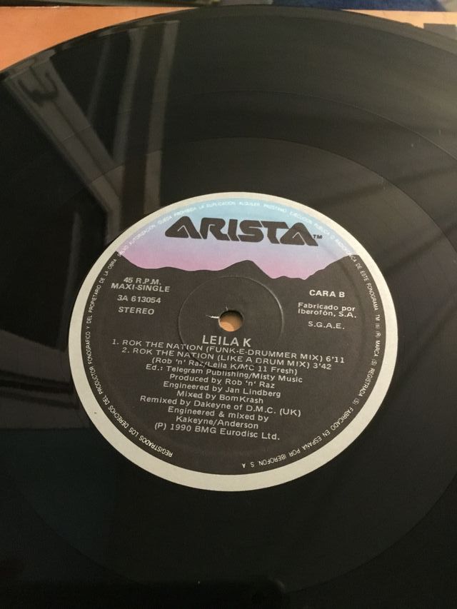 Vinilo dj Leila k the nation the remixes eurohouse