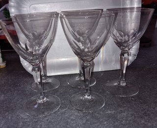 Lotto set 5 calici collezione misure fot