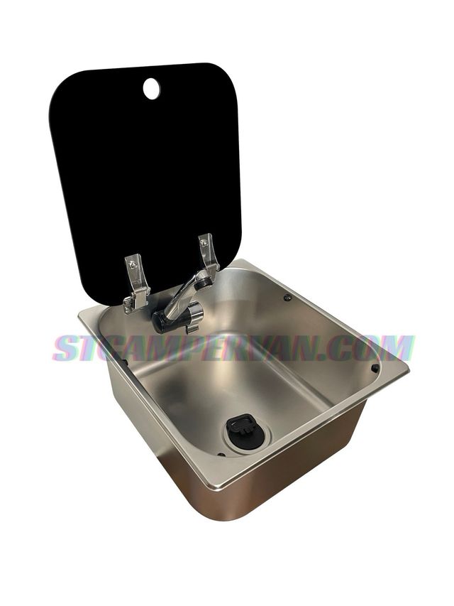 fregadero camper + kit instalacion