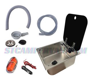 fregadero camper + kit instalacion