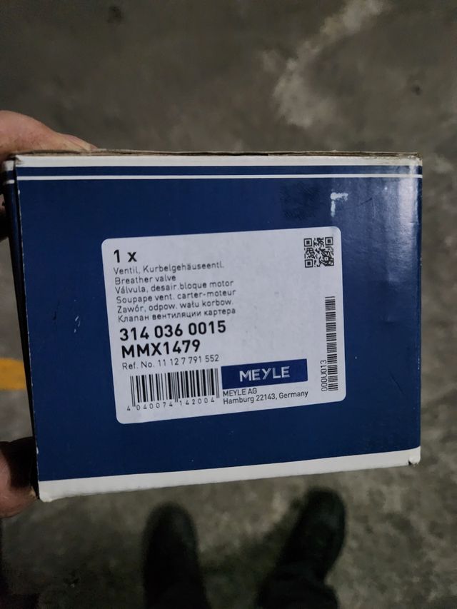 Válvula recirculacion gases nueva Meyle