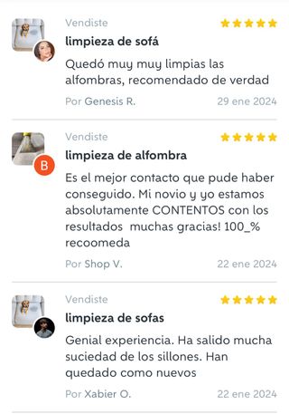 LIMPIEZA DE SOFA / COLCHON