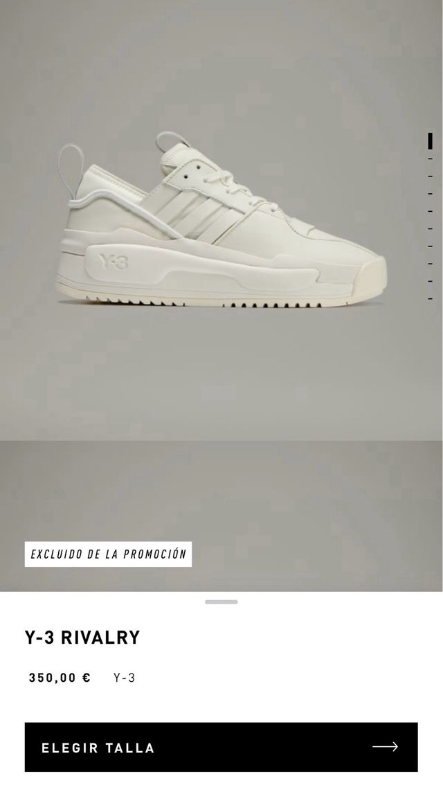 Y3 Rivalry Adidas blanco