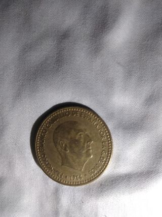 Moneda antigua de Francisco Franco