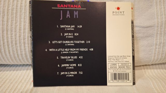 + CD Audio Santana "Santana Jam"