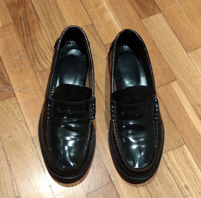 Mocasines Negro Talla 40 (1 único uso)